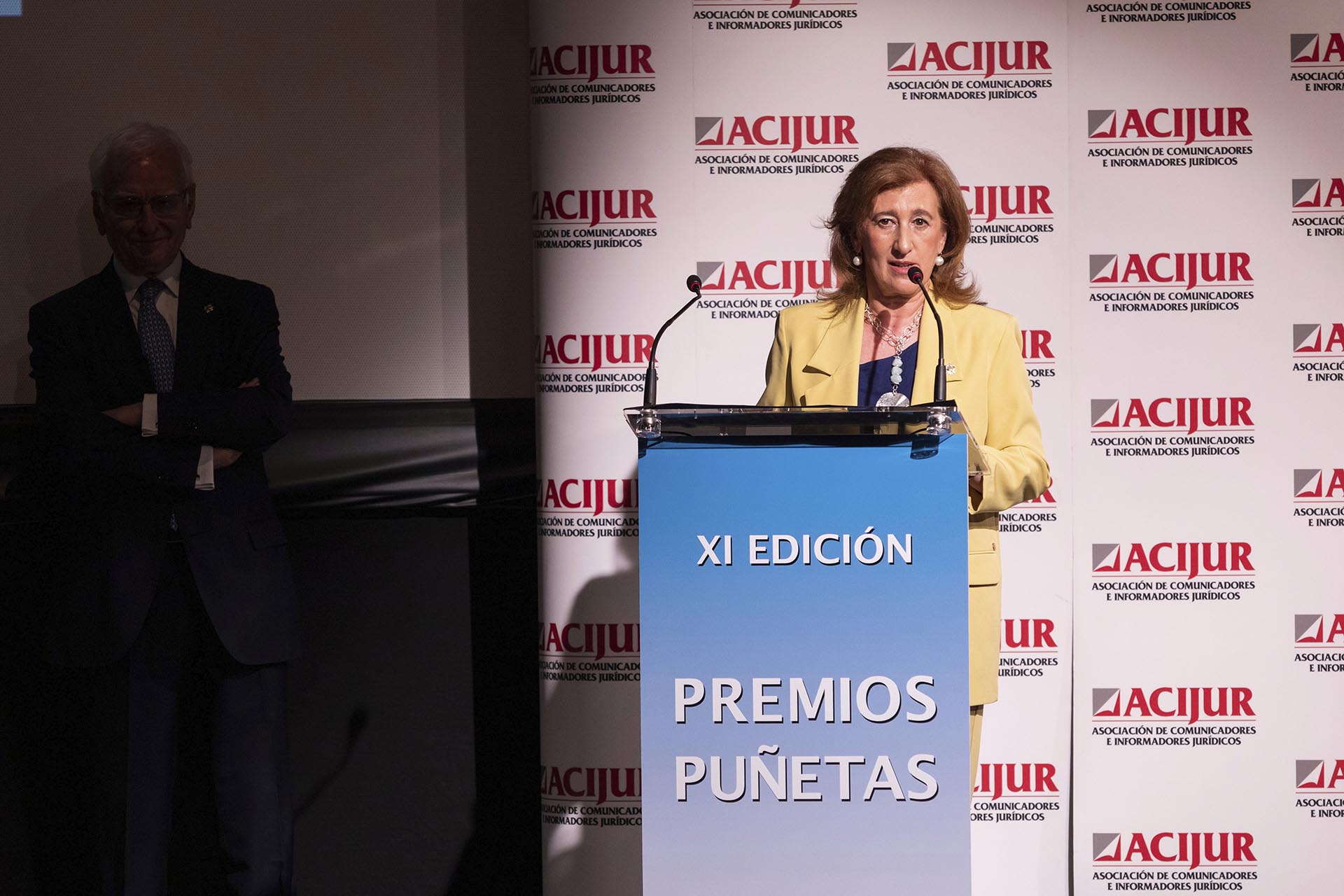 La presidenta de ACIJUR, Patricia Rosety, clausura la XI Edición de los Premios Puñetas